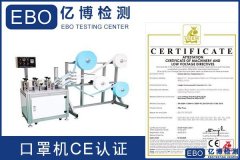 深圳口罩机CE认证机构办理流程是什么？