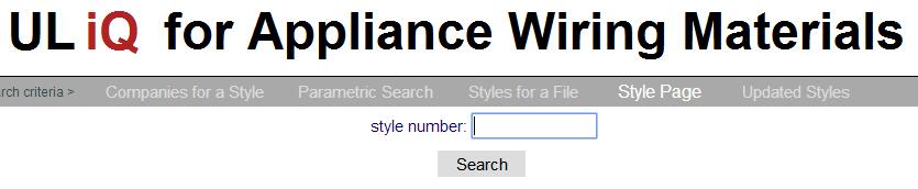 AWM Style Page 电子线规格查询 AWM Style Page 电子线规格查询
